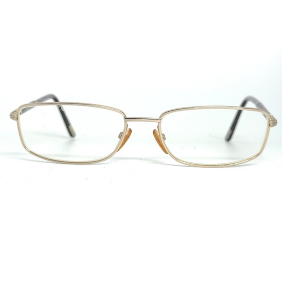 Tom Ford TF5054 Eyeglasses Gold Tone Rectangle Full Rim Mens Womens 21172